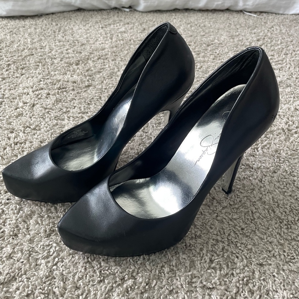 Jessica Simpson Black Heels